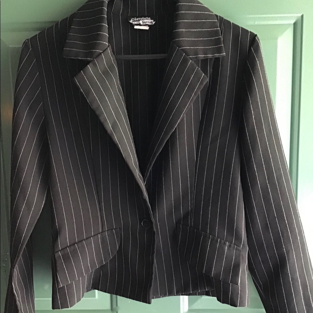 Pinstriped blazer medium